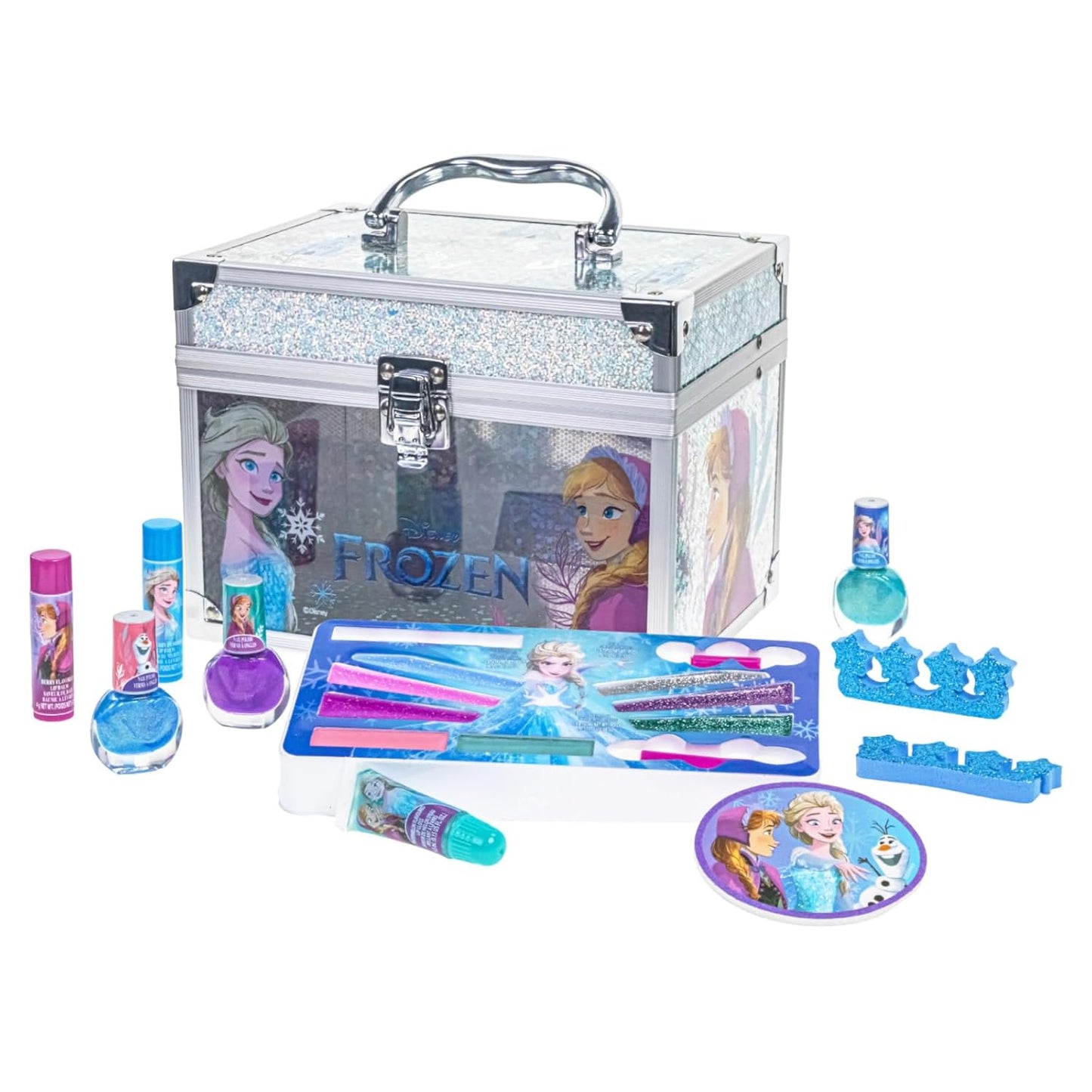Kinderschminkset mit Lipgloss und Nagellack, Disney Frozen