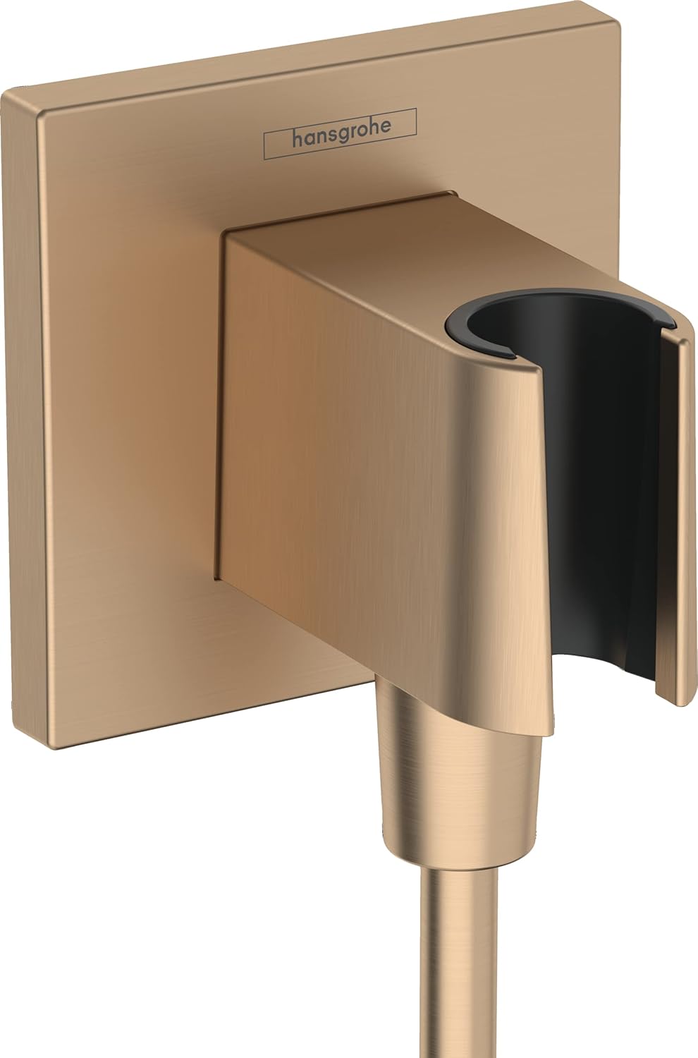 Wandanschluss mit Duschkopfhalterung, Brushed Bronze