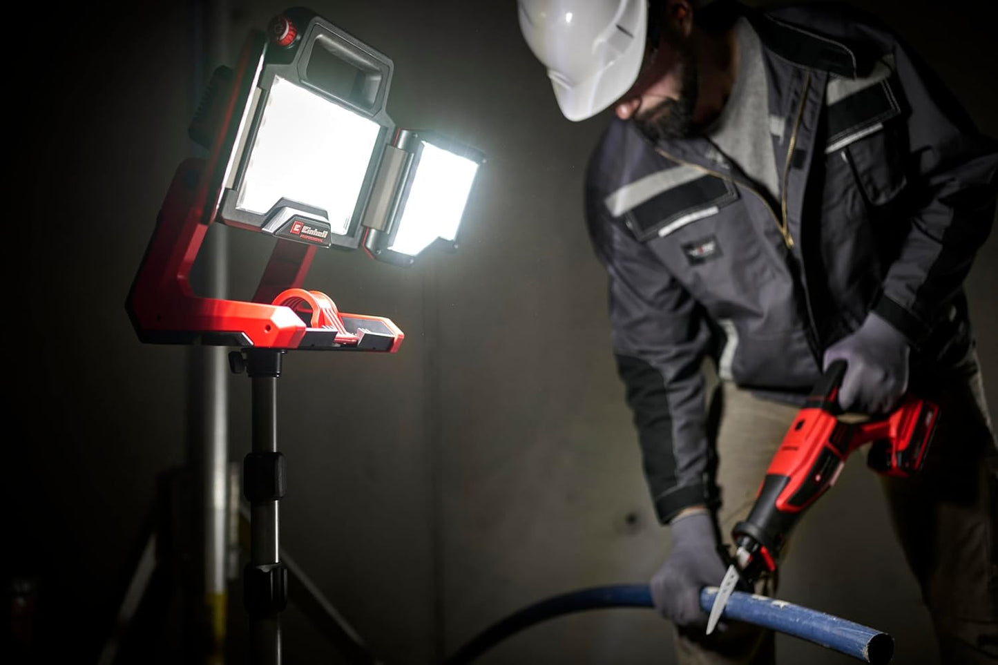 Akku-Lampe TP-CL 18/3000 Li Set mit Stativ, ohne Akku und Ladegerät inkl. Stativ