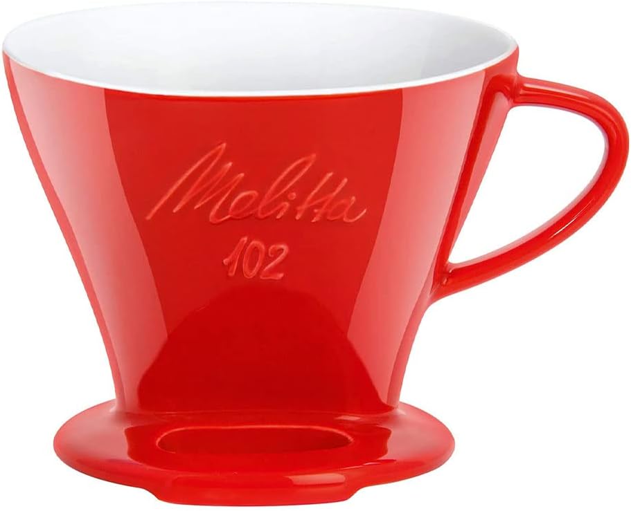 Porzellan-Kaffeefilter, 102 Rot