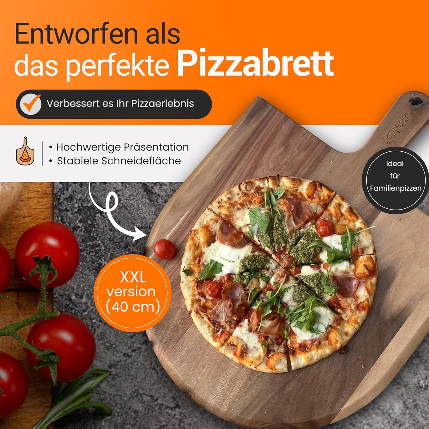 Pizzaschieber und -brett, XX-Large