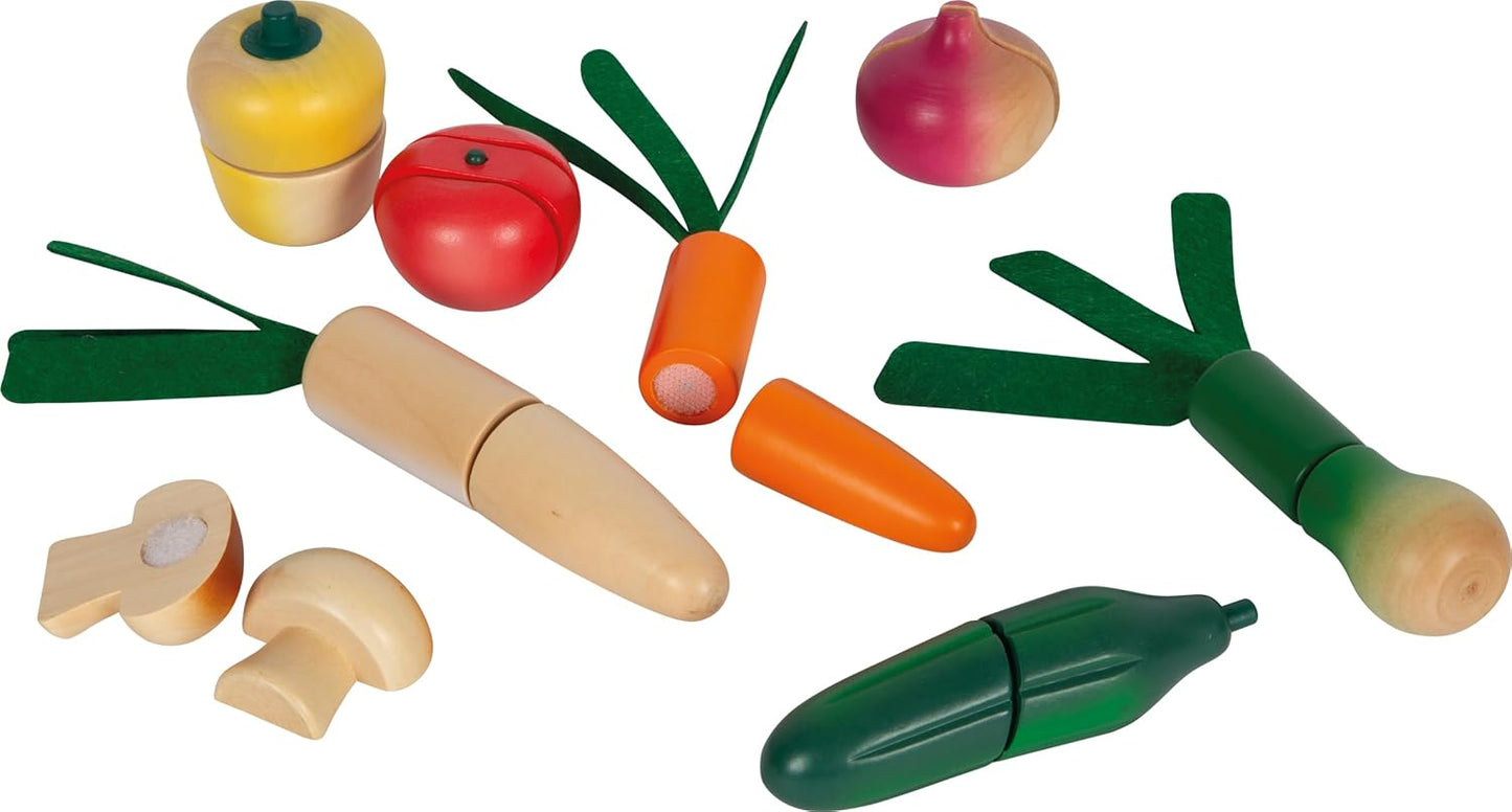 Schneide-Set Obst und Gemüse für Kinderküche, Schneide-Set Obst und Gemüse