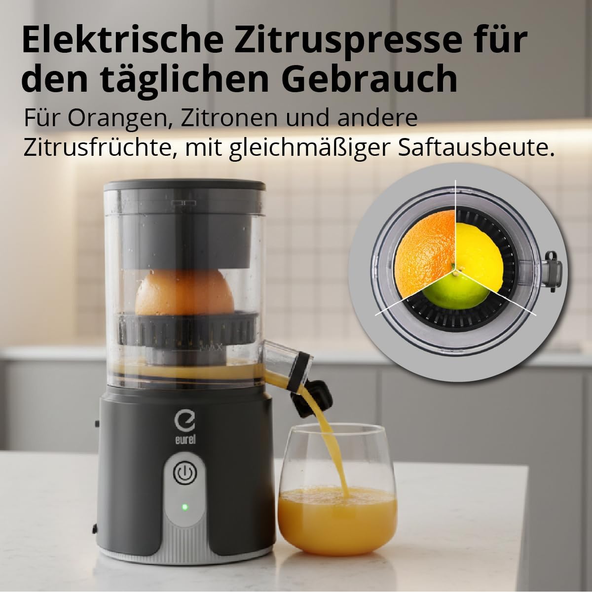 Elektrische Zitruspresse