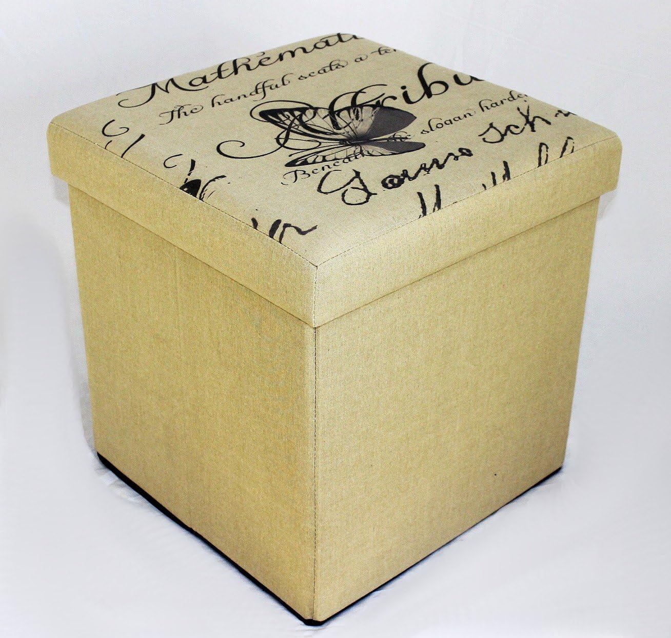 Faltbarer Sitzhocker mit Aufbewahrungsbox