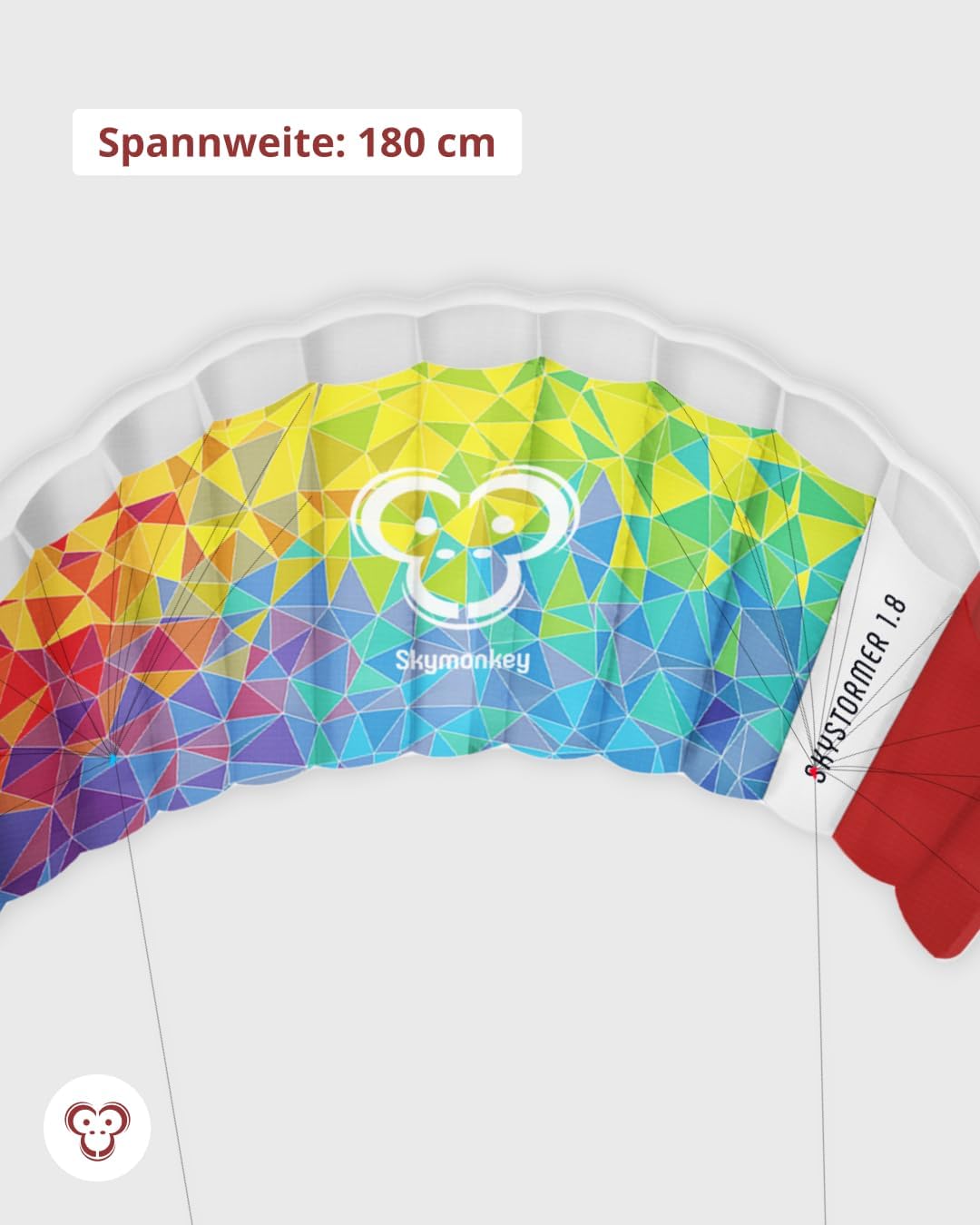Lenkmatte 2-Leiner Skystormer, Multicolor 180.0 Zentimeter