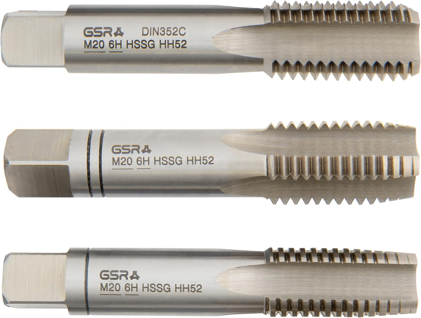 Gewindeschneider 3 teilig, Metrisch M20