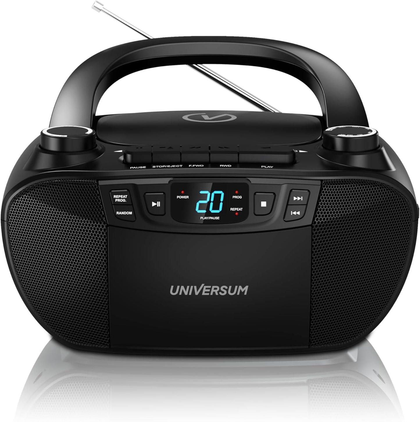 Tragbarer CD-Player mit Radio & Kassette