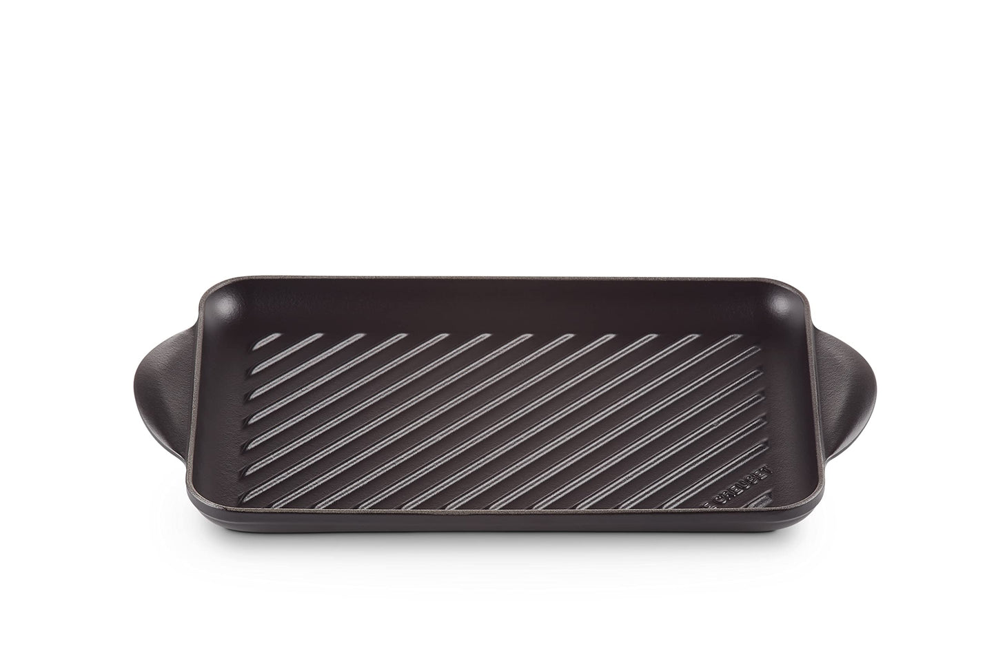 Rechteckige Grillplatte, Schwarz Matt