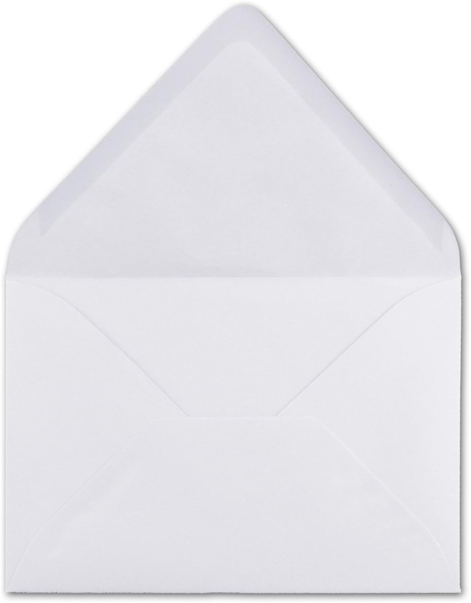 Briefumschläge DIN C6 (200 Stück), 200 Umschläge 10-Hochweiss
