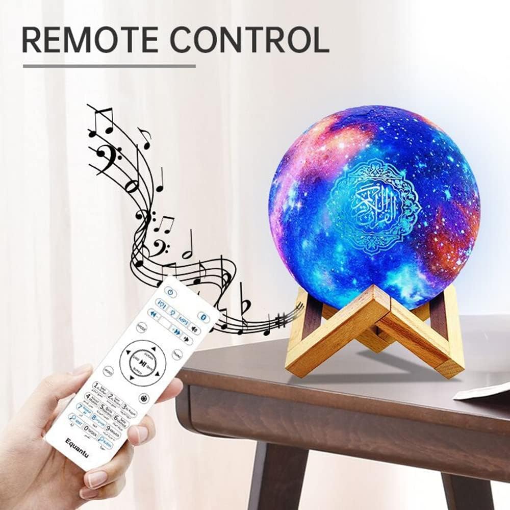Quran Bluetooth-Lautsprecher mit 3D-Mondlampe