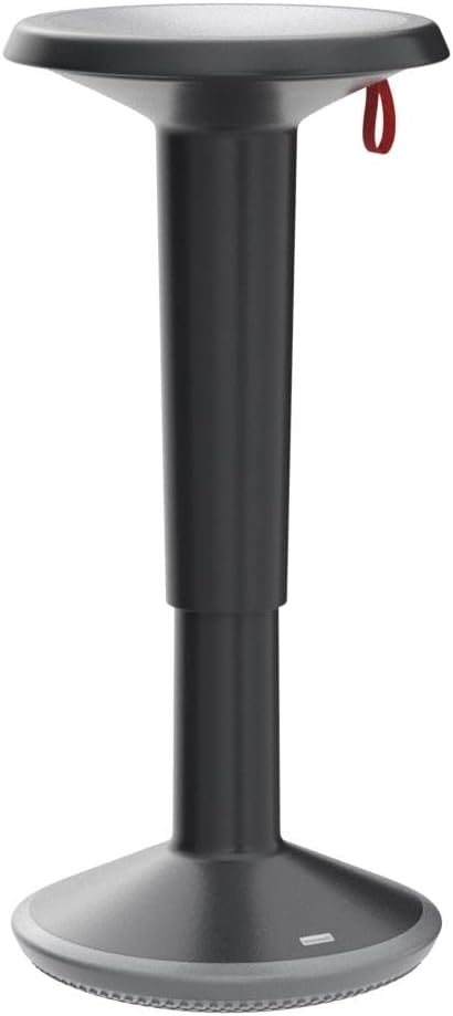 Ergonomischer Stehhocker höhenverstellbar, UP Stehhocker Schwarz