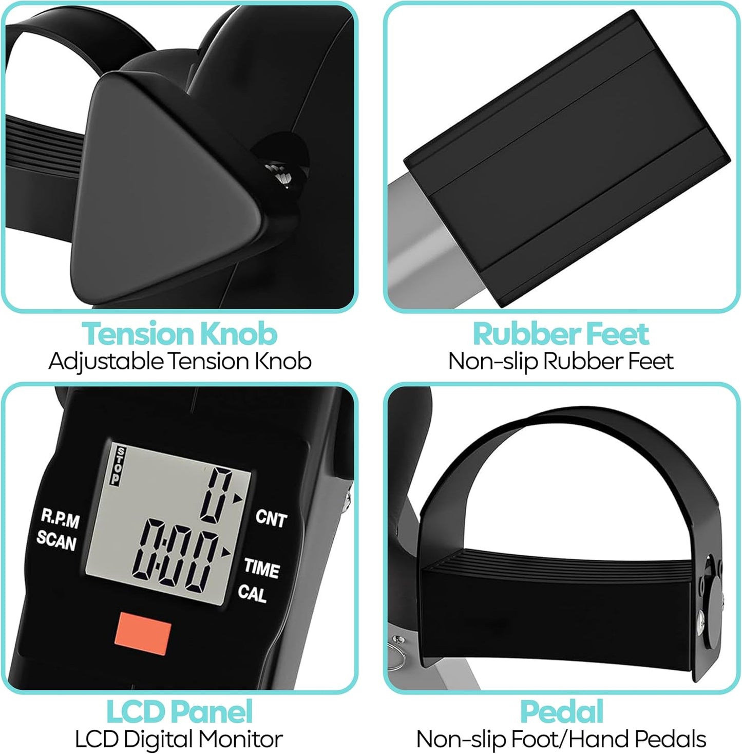 Pedaltrainer für Arme und Beine, Weiß PED2