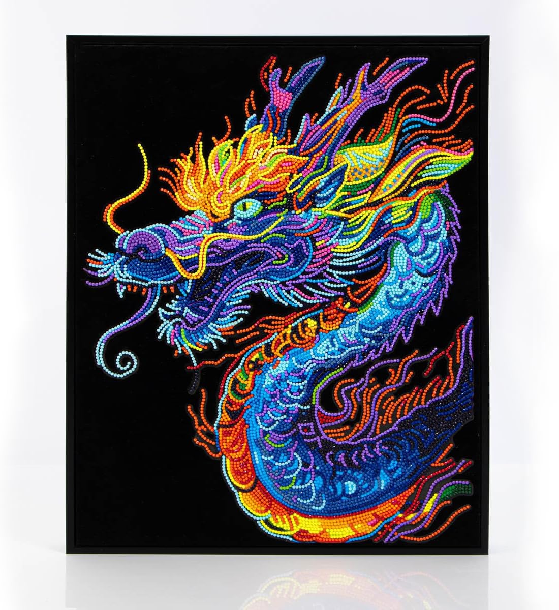 Diamond Painting Neon Drache