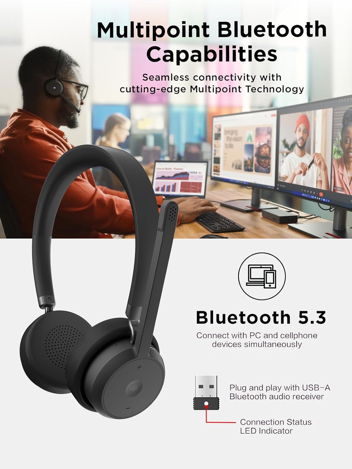 On-Ear Bluetooth Headset