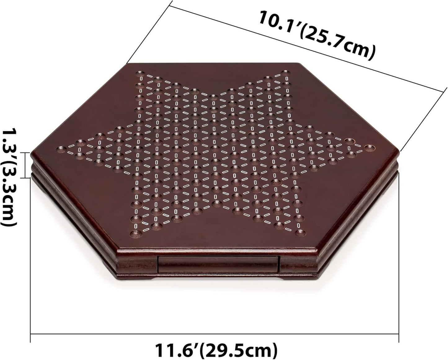 Brettspiel aus Holz, 29.5cm
