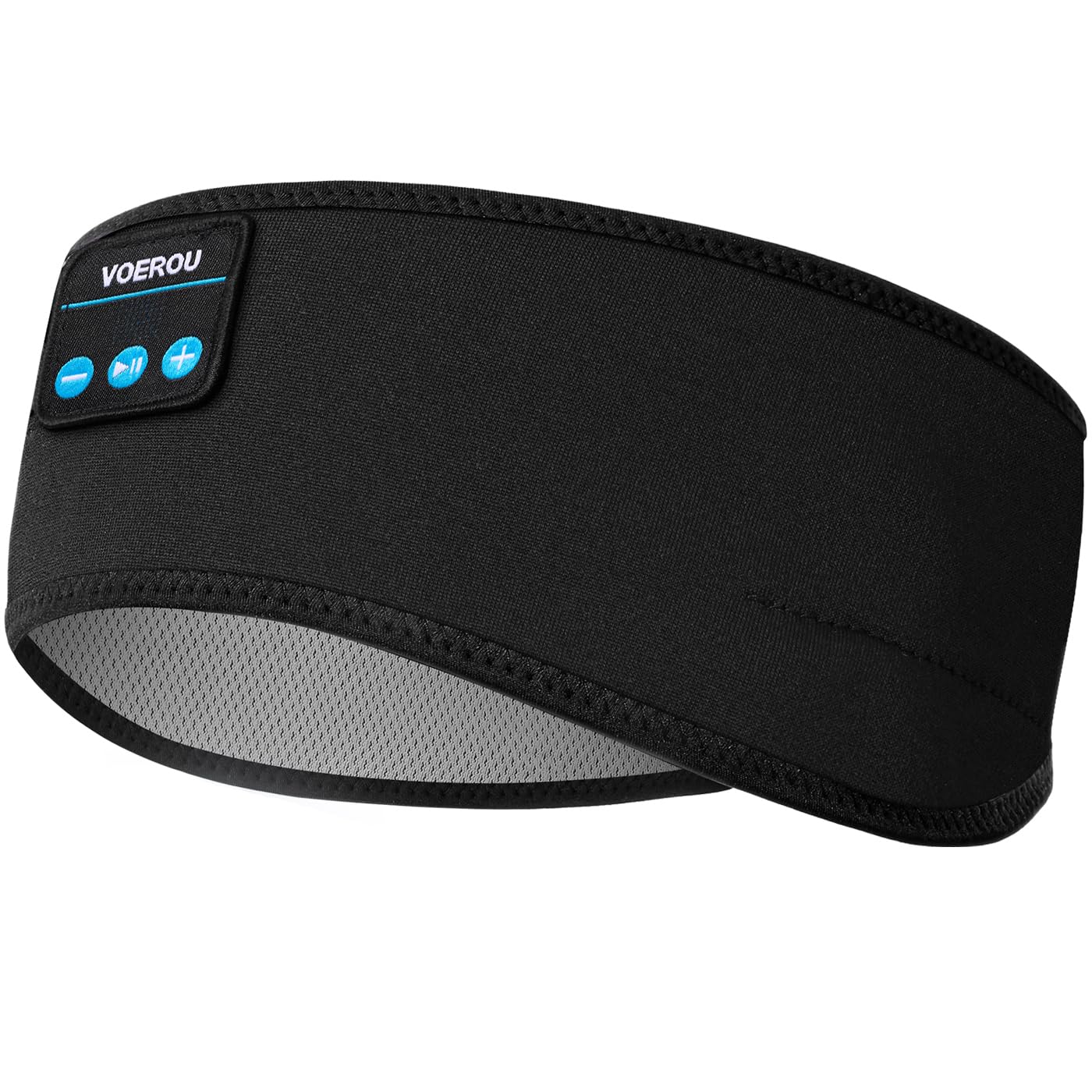 Sleep Headphones Sport-Stirnband mit HD-Stereolautsprechern, Black