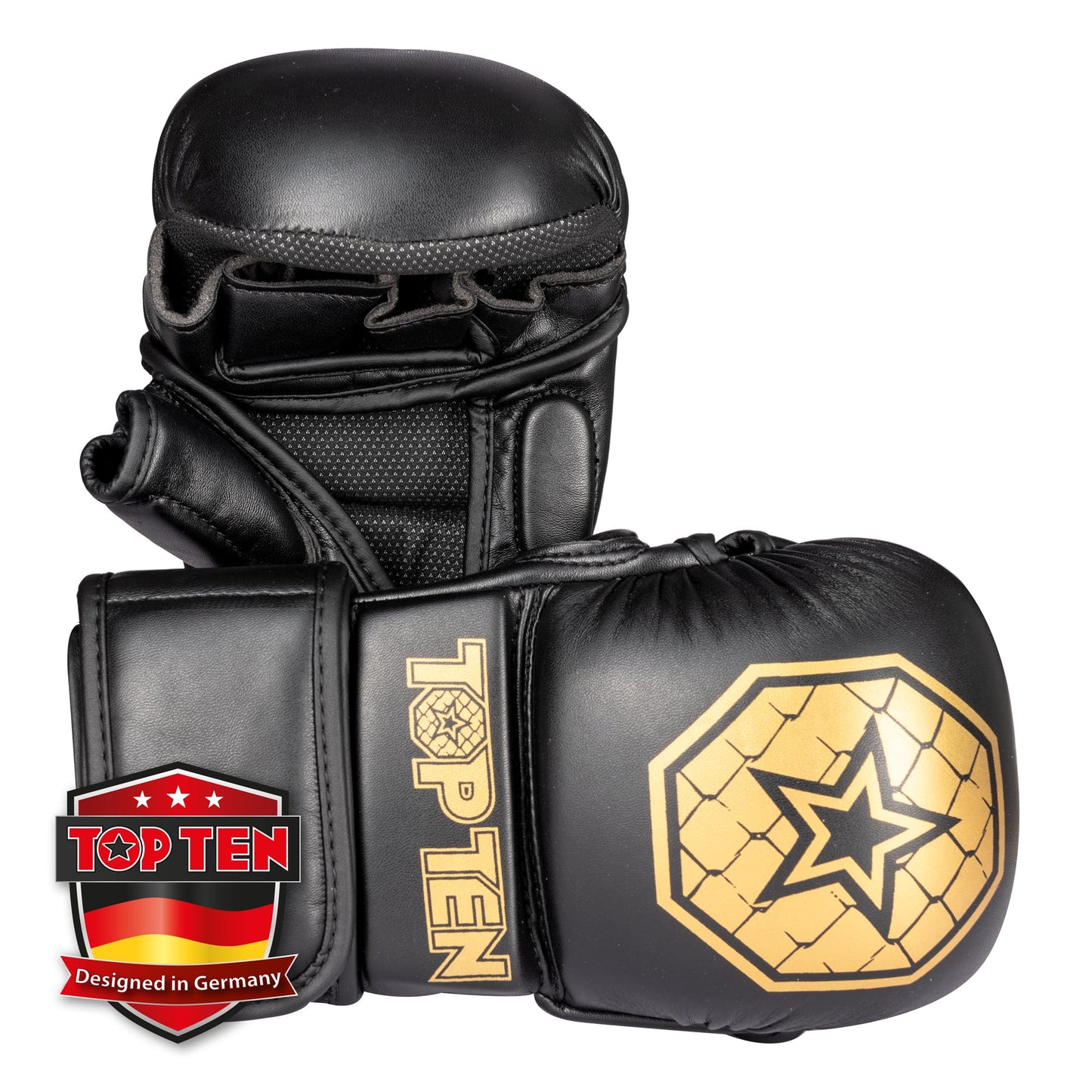 MMA Sparringhandschuhe Contender, Schwarz-gold XL