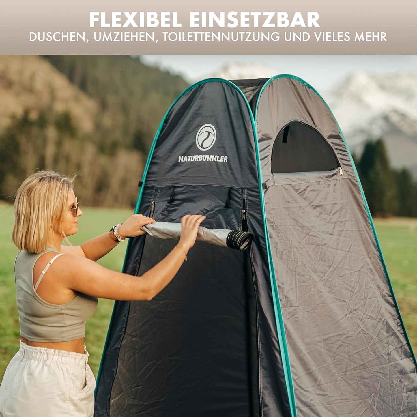 Pop-up-Duschzelt