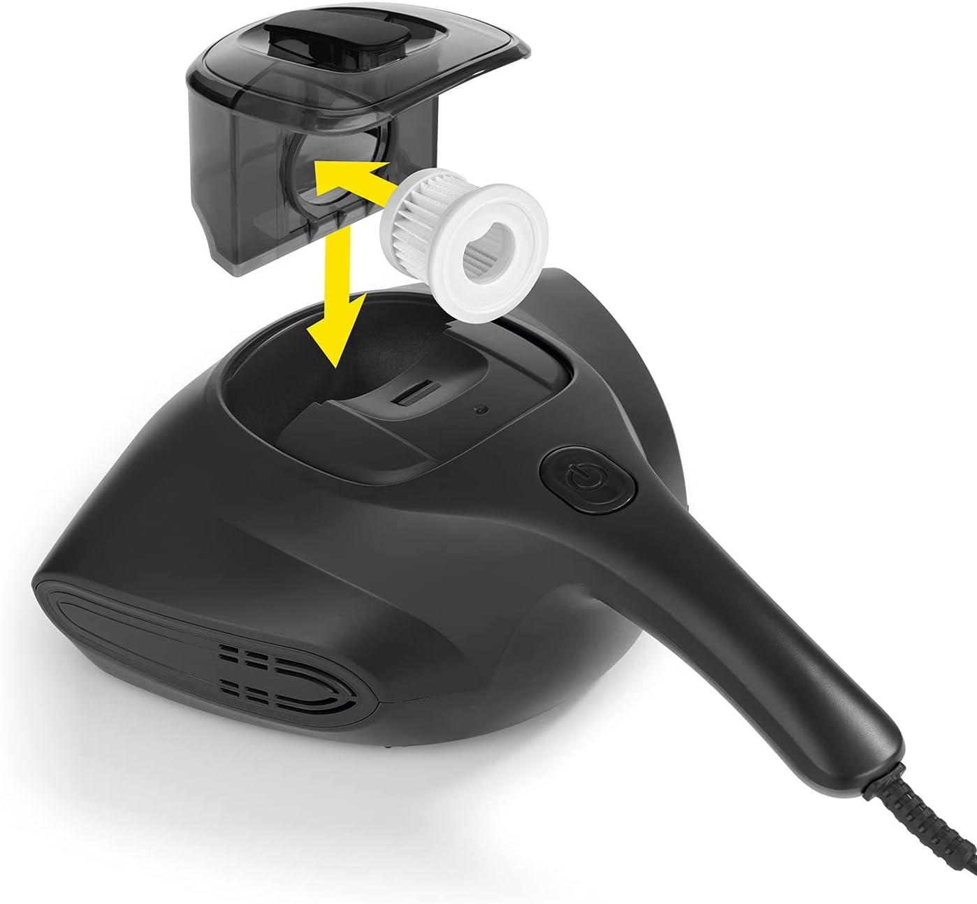 Milben-Handstaubsauger mit UV-C-Licht 300W, Midnight Black
