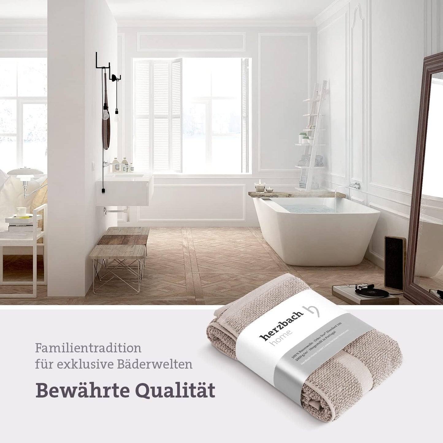 2er-Pack Badvorleger, 50 x 80 cm (Rechteckig) 2er Pack Sandgrau