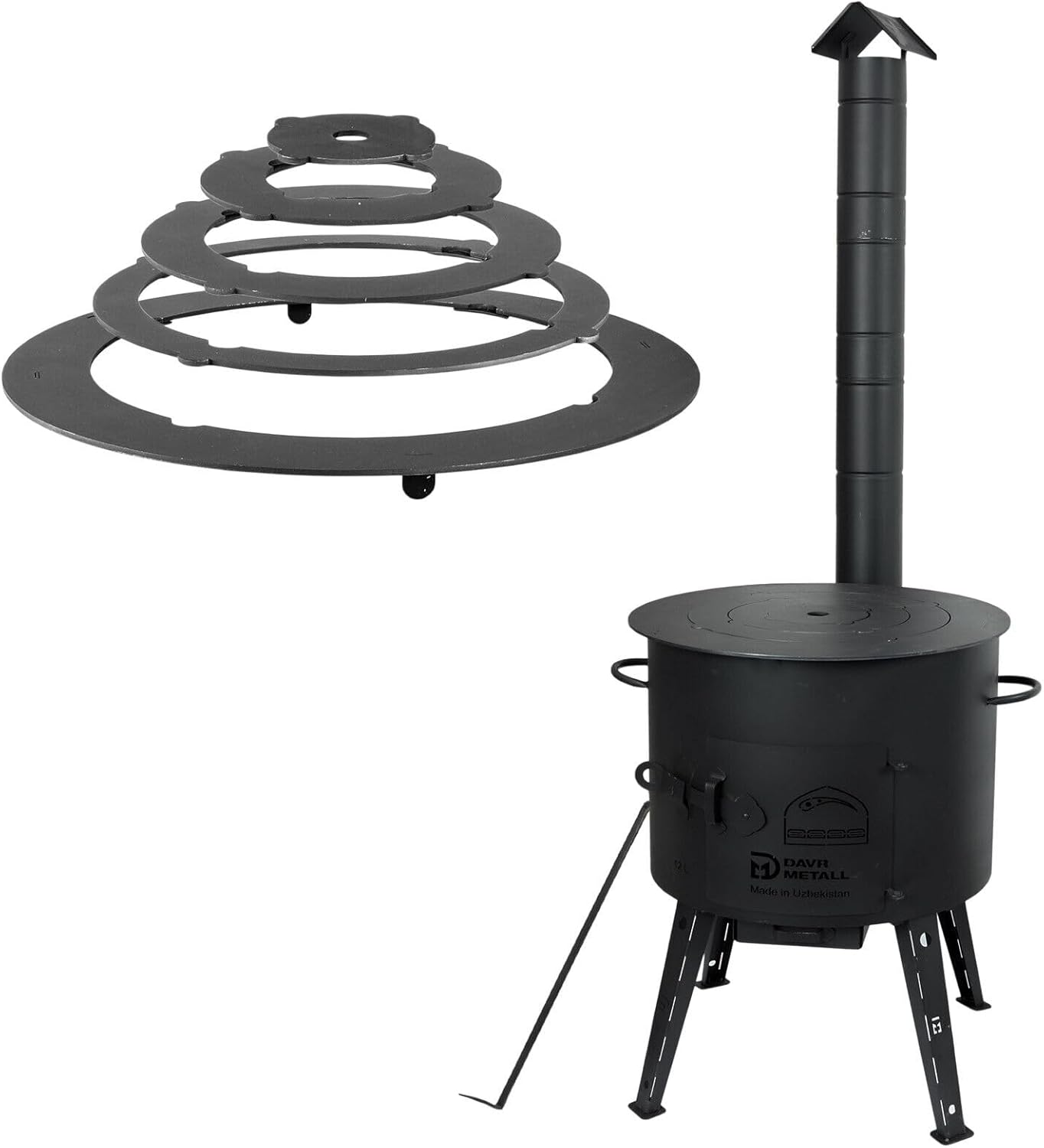 Utschak mit Adapter-Ringen, mit Adapter-Ringe