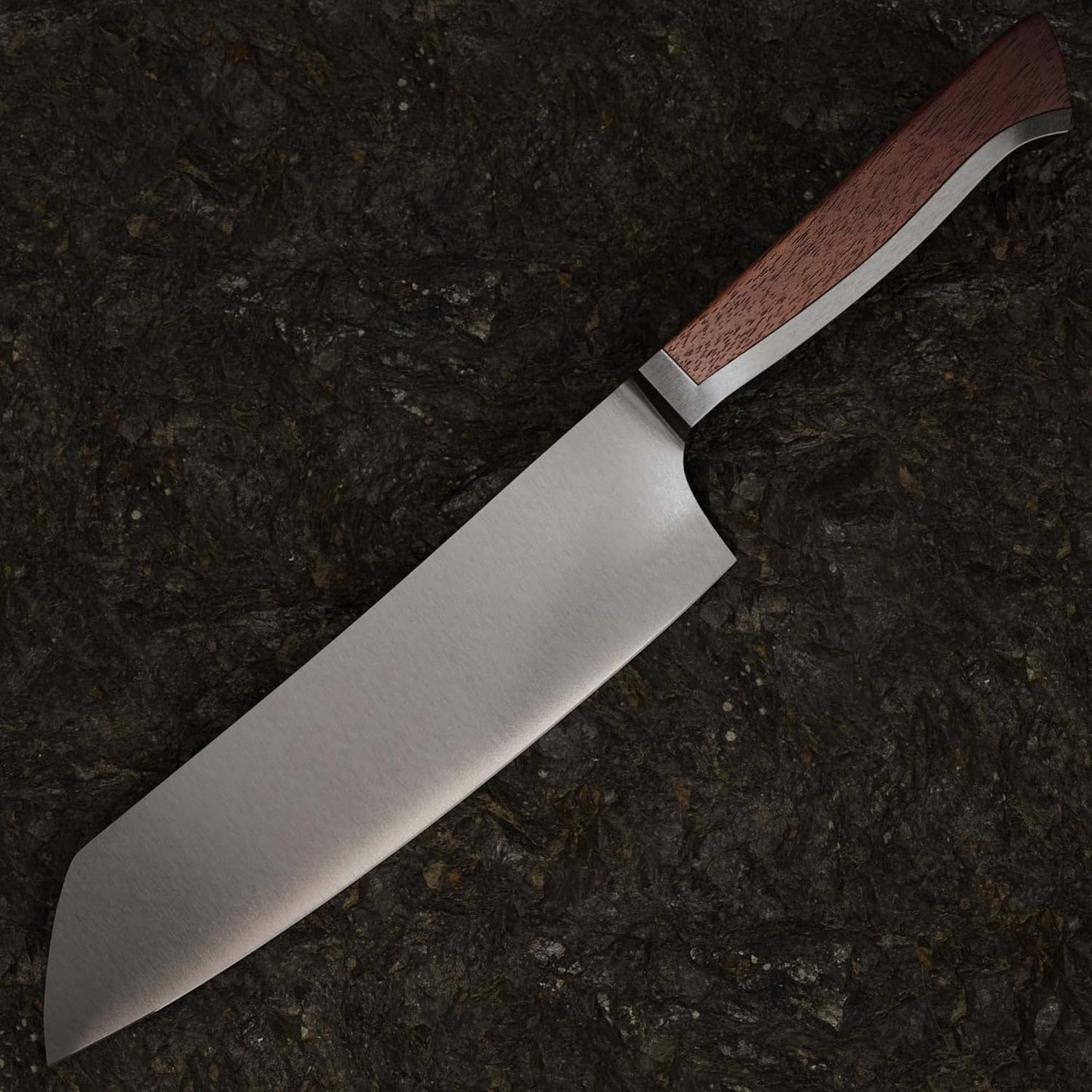 Santokumesser, ohne Holzscheide Santoku