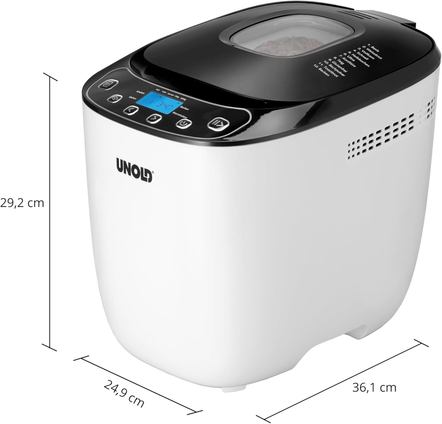 Brotbackautomat 68010 Backmeister Design (1.000g, 12 Programme)