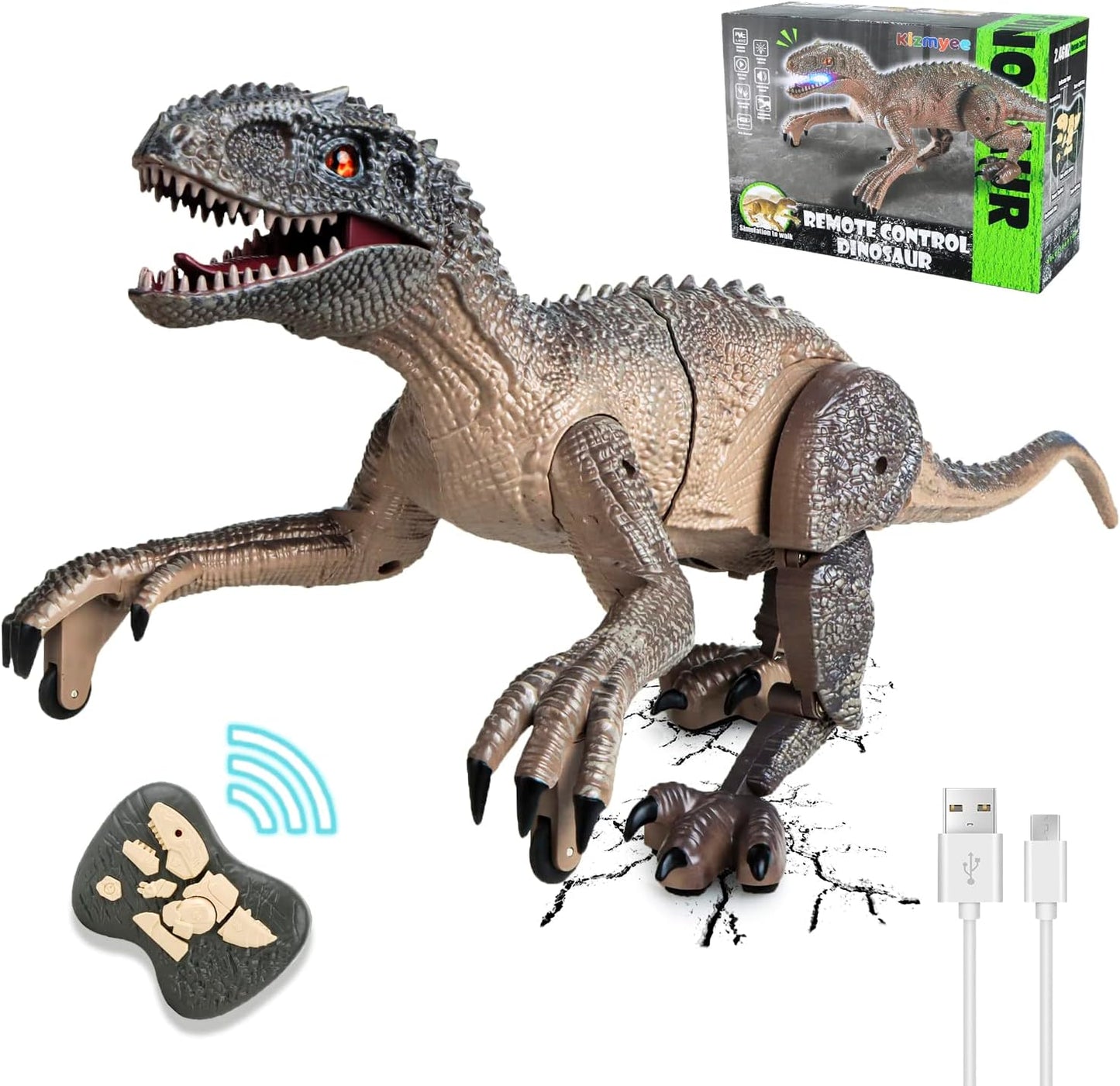 Ferngesteuerter Velociraptor, Silber
