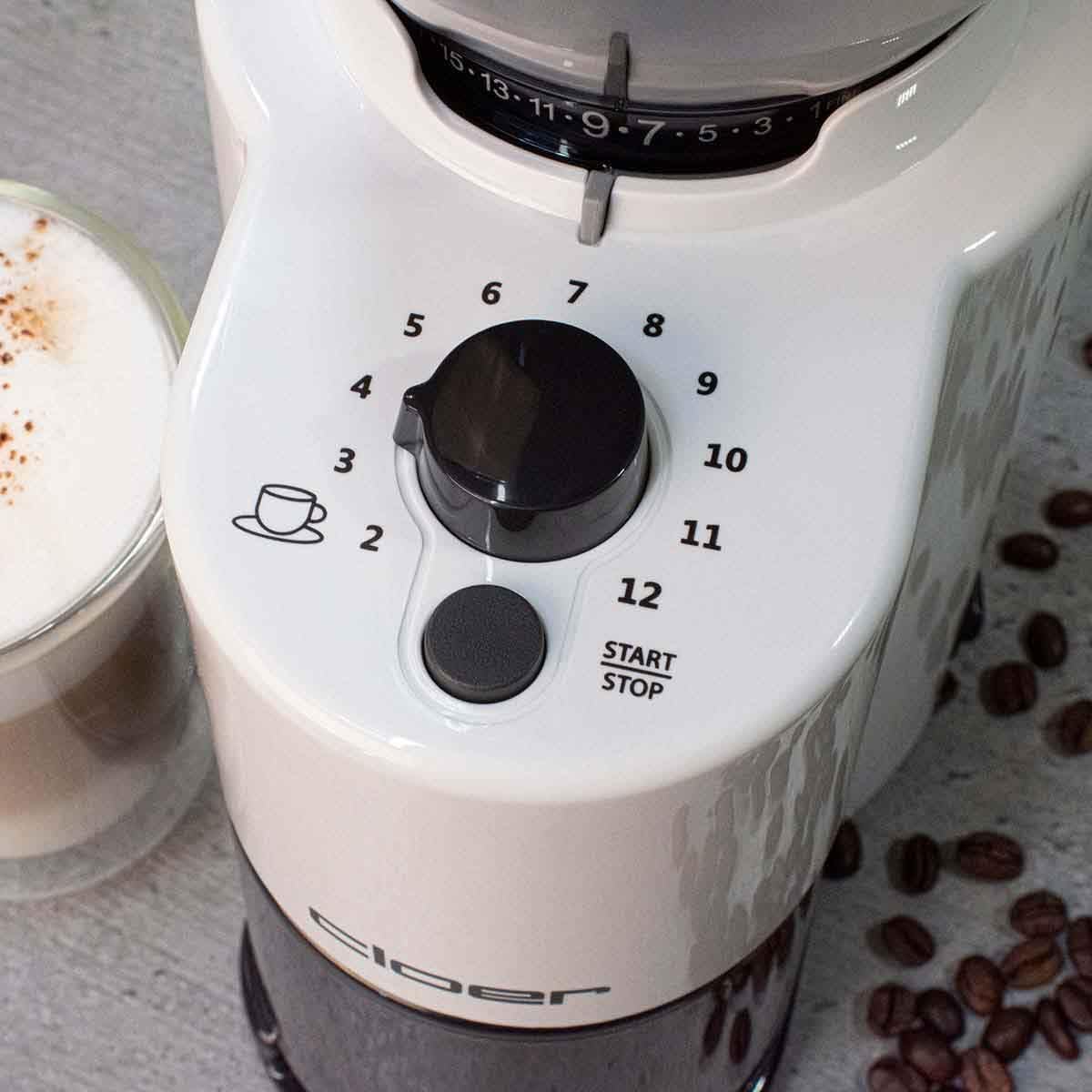 Elektrische Kaffeemühle 7521, Weiss