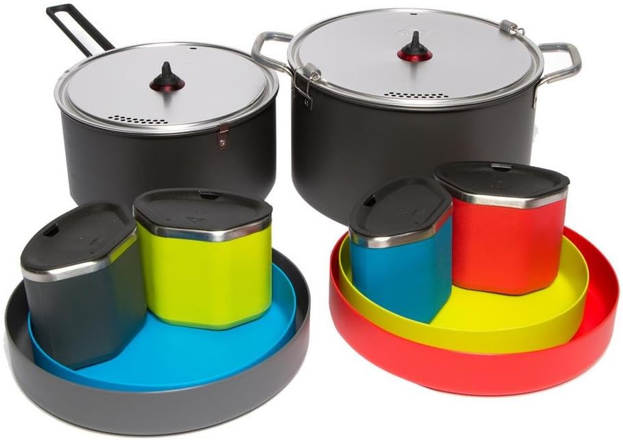 Flex 4 Kochset für Campinggruppen, Einheitsgrösse