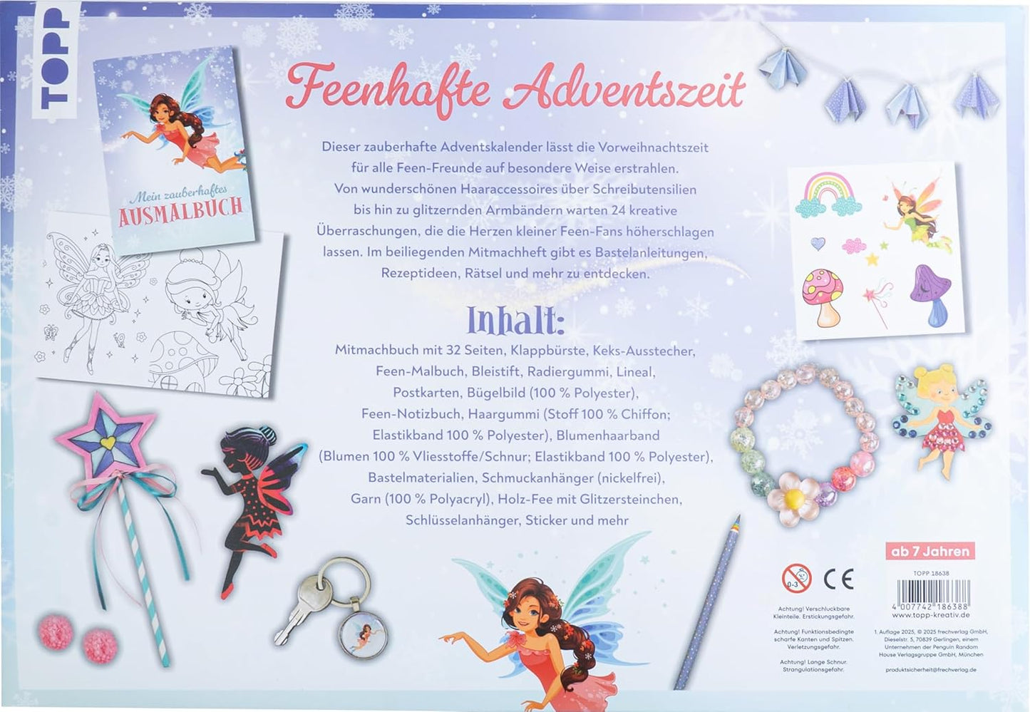 Feen-Adventskalender mit 24 Überraschungen