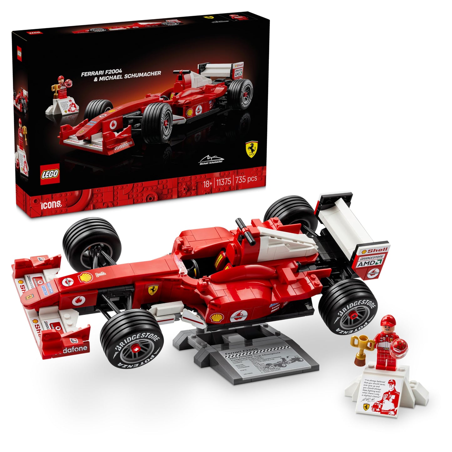 Ferrari F2004 und Michael Schumacher