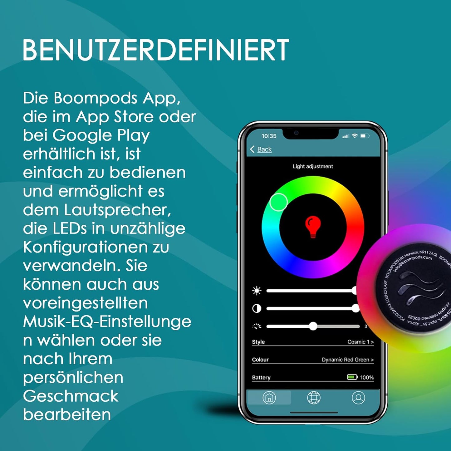 Soundflare Tide Bluetooth Lautsprecher, black