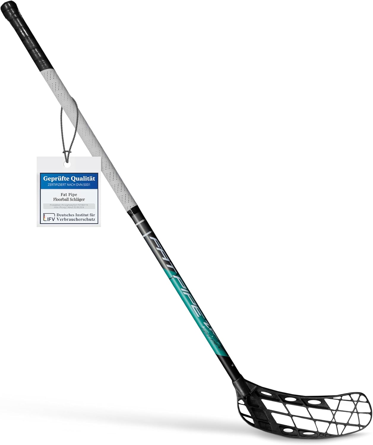 Floorball Schläger (82 cm, Linksauslage), rechte Hand oben (Linksauslage) Schaftlänge 82 cm Zentimeter