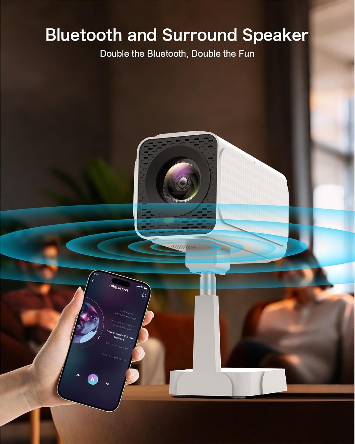 Smart Beamer TP-04, Netflix Beamer mit WiFi BT