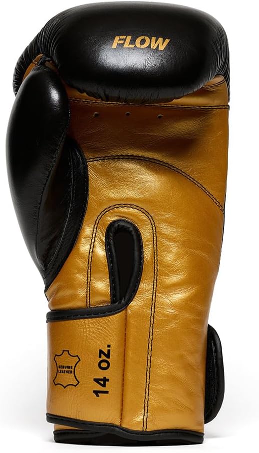 Boxhandschuhe 16 oz, Schwarz/Gold 16 oz