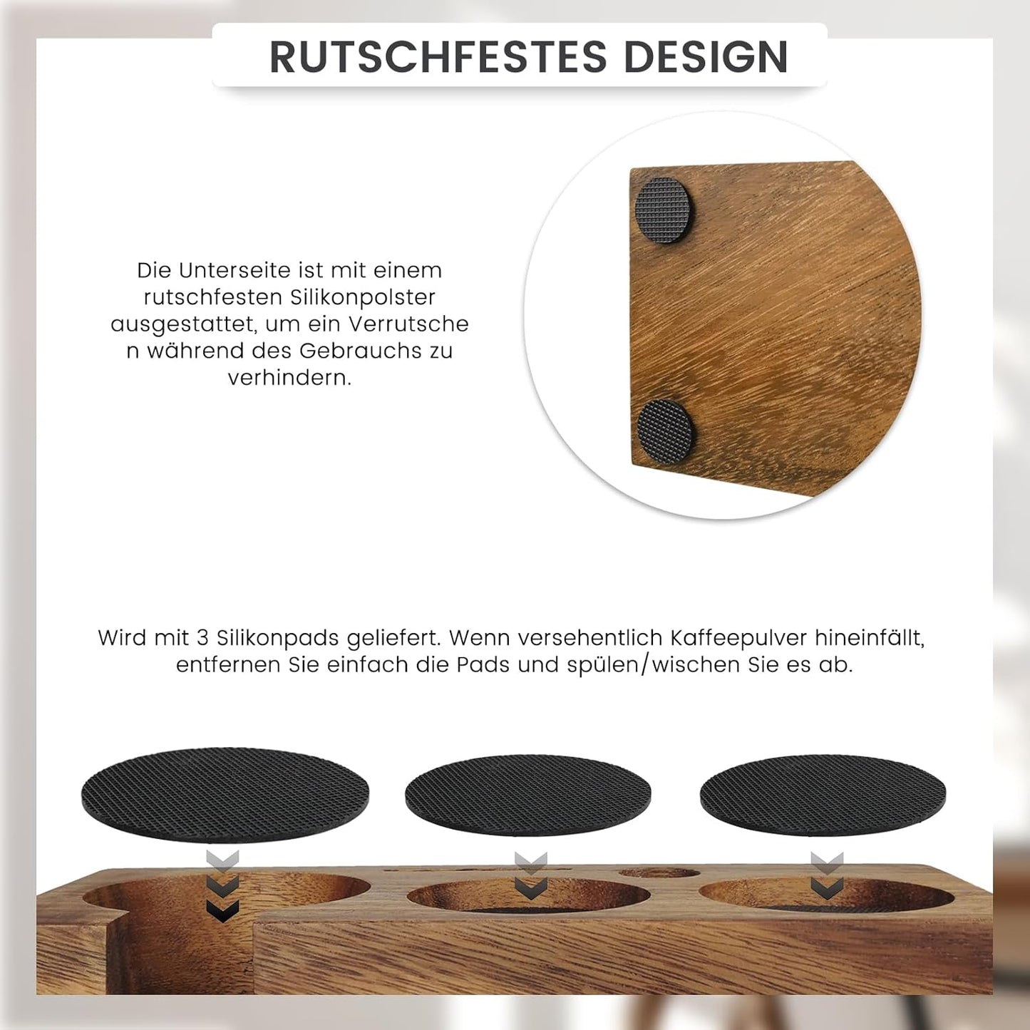 Tamperstation für Siebträger, 58mm, 58mm