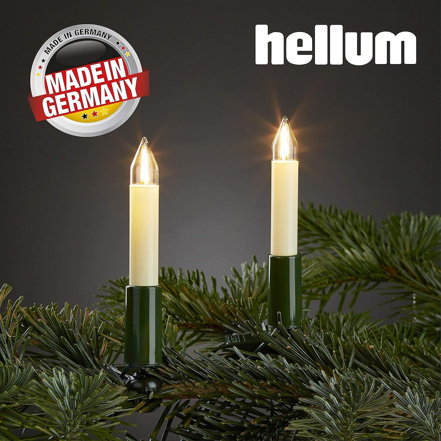 Lichterkette für den Weihnachtsbaum (30 Lichter, 20m), 30 Lichter / beleuchtet 2030 cm Weiss