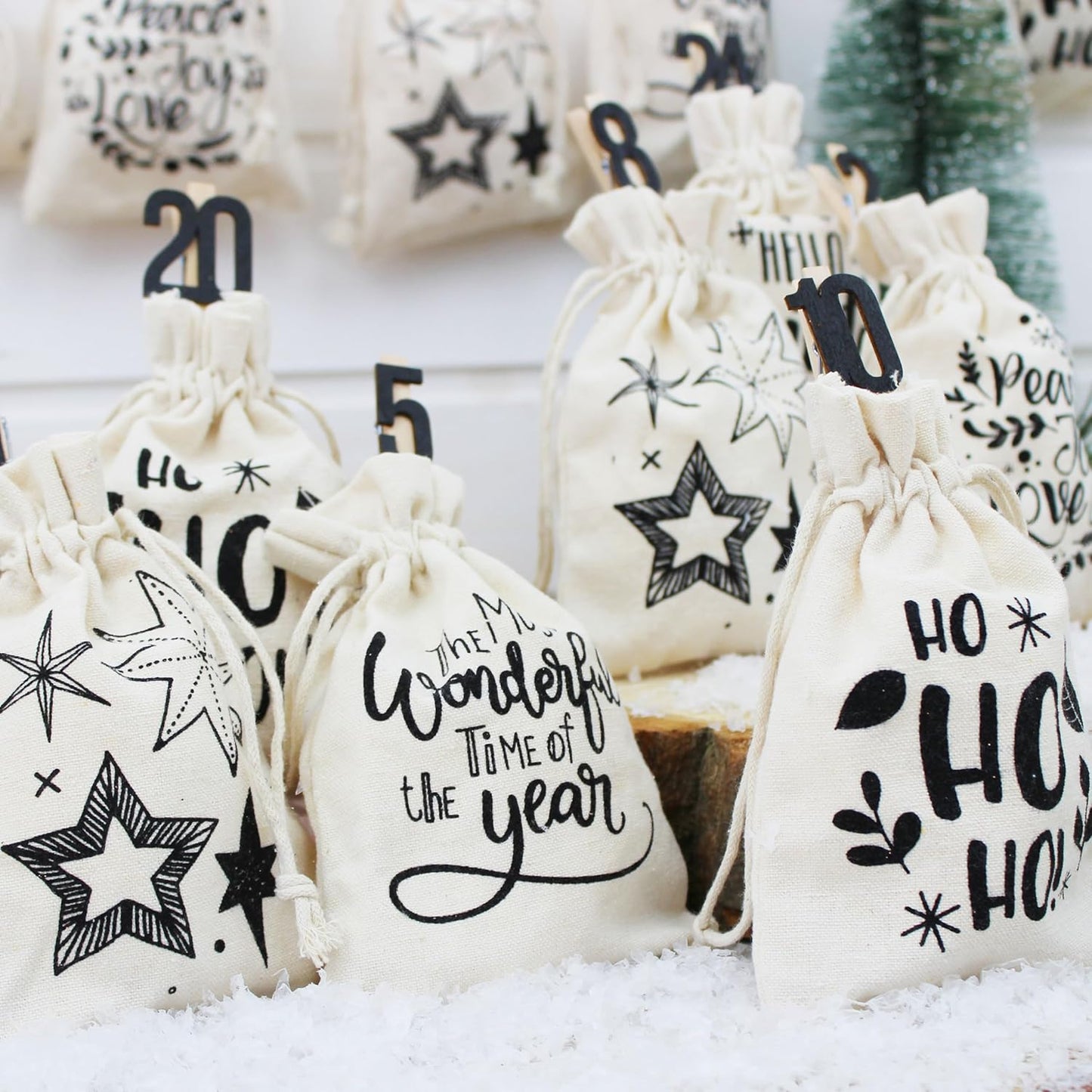 Adventskalender zum Befüllen, Hello Winter