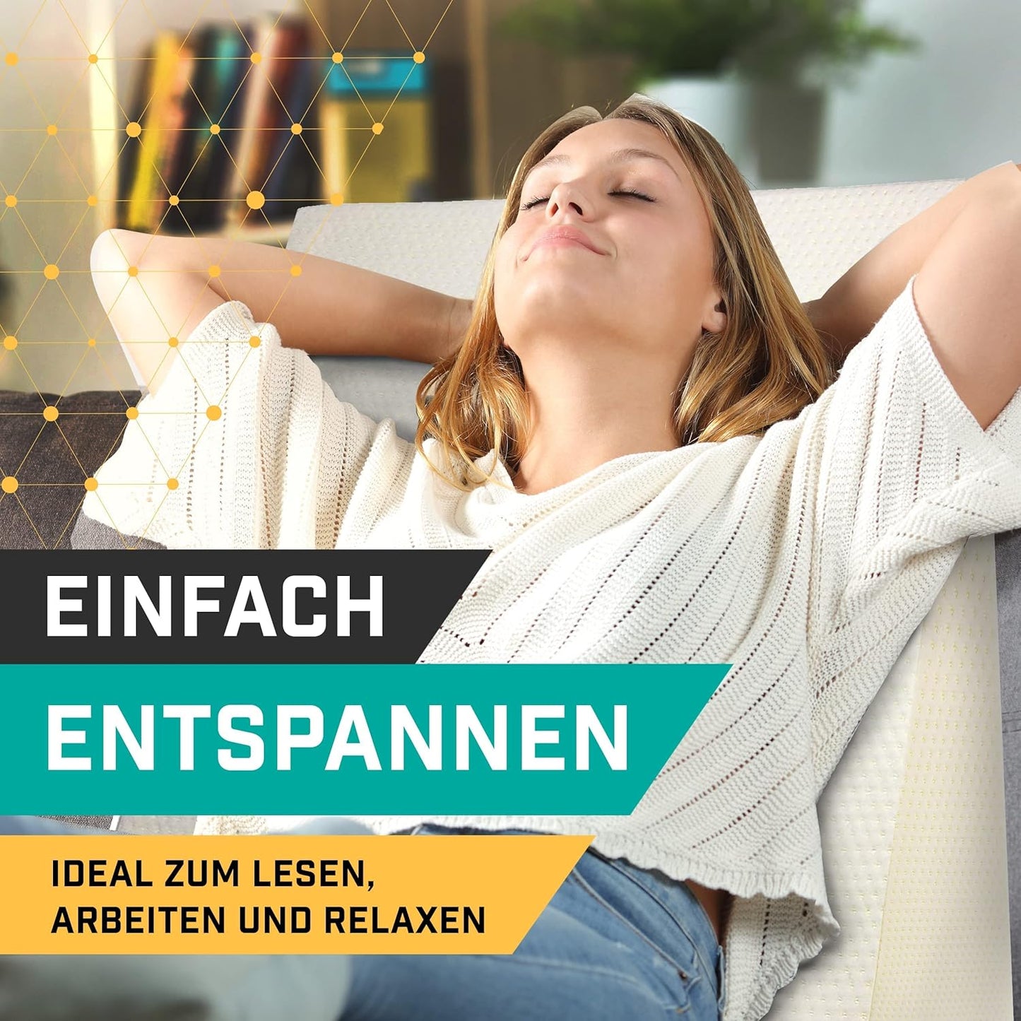Keilkissen für Bett und Couch