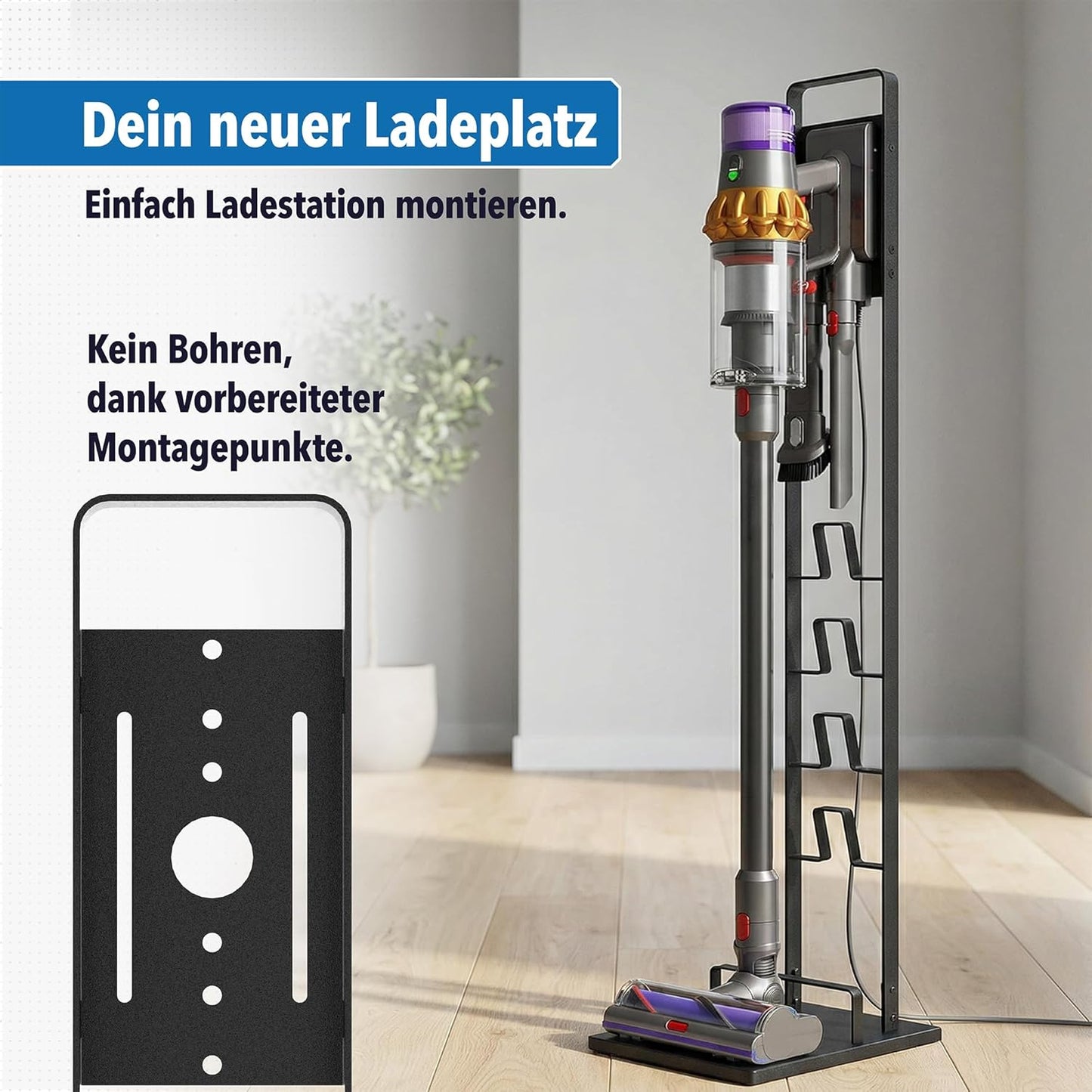 Freistehender Ständer für Dyson Akkusauger