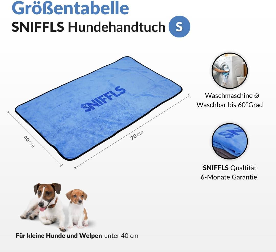 Hundehandtuch-Set, Small (S)
