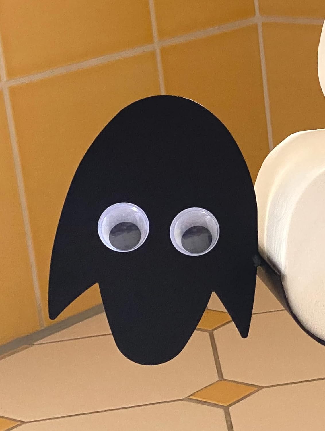 Toilettenpapierhalter Schaf mit Wackelaugen