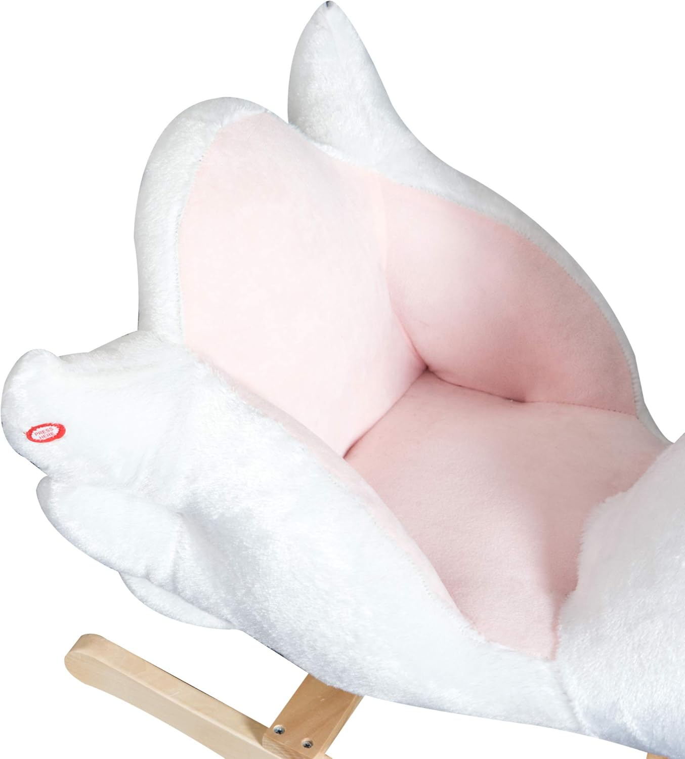 Schaukelpferd Schwan mit Musik