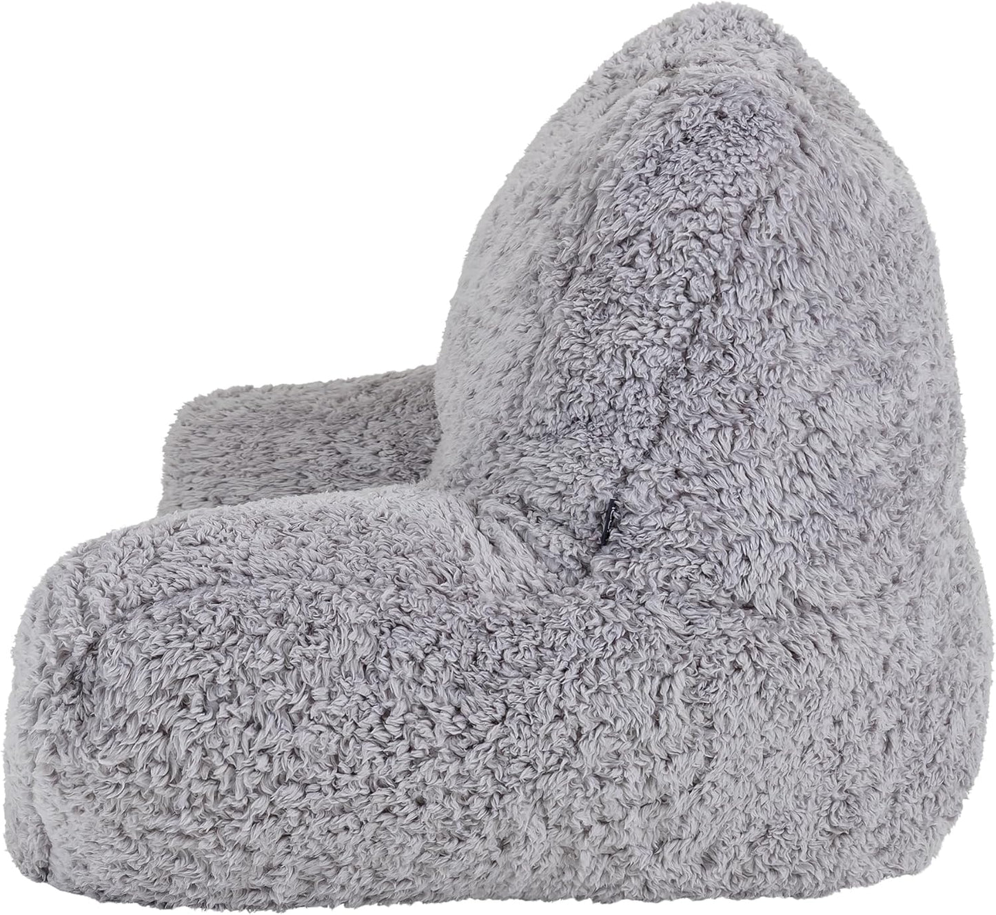 Lesekissen mit Rückenlehne und Sitzsack-Füllung, 1er Pack Grau
