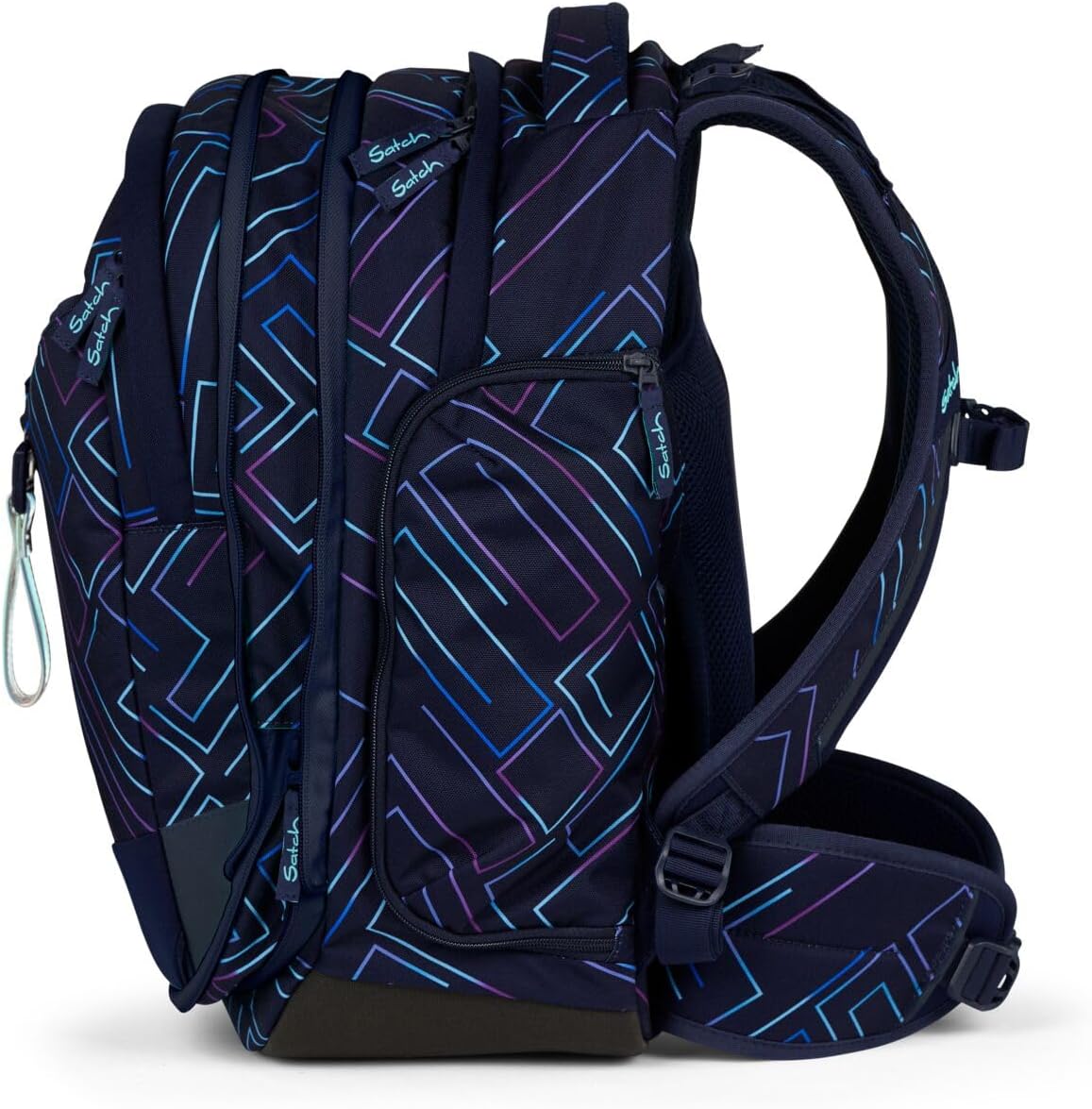 3-teiliges Schulranzen-Set Match inkl. Schlamperbox und Sportbeutel, Purple Laser