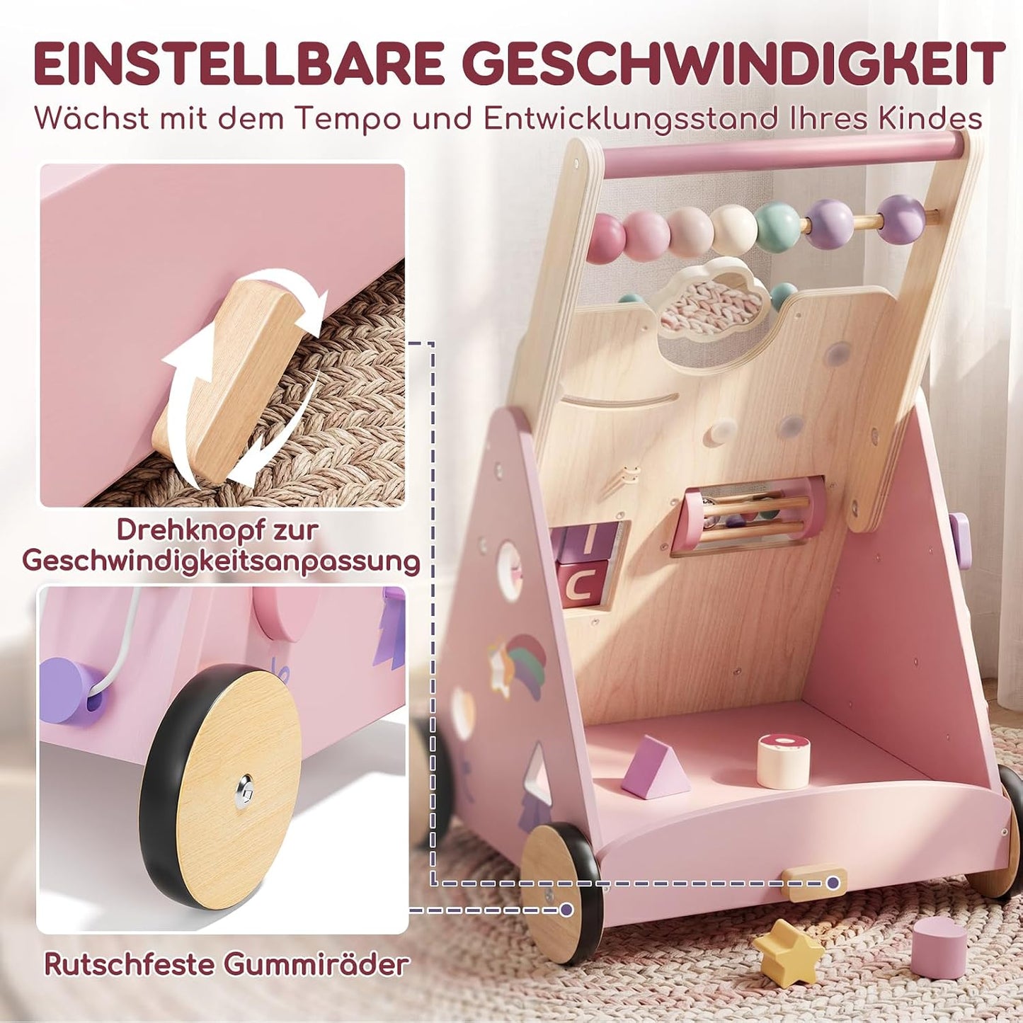 Einhorn-Laufwagen
