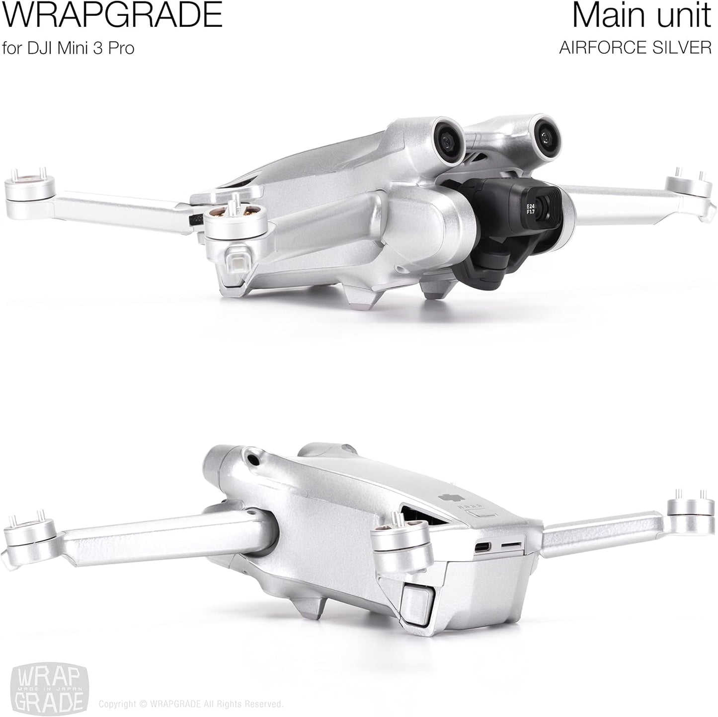Schutzfolie für DJI Mini 3 Pro, Airforce Silver