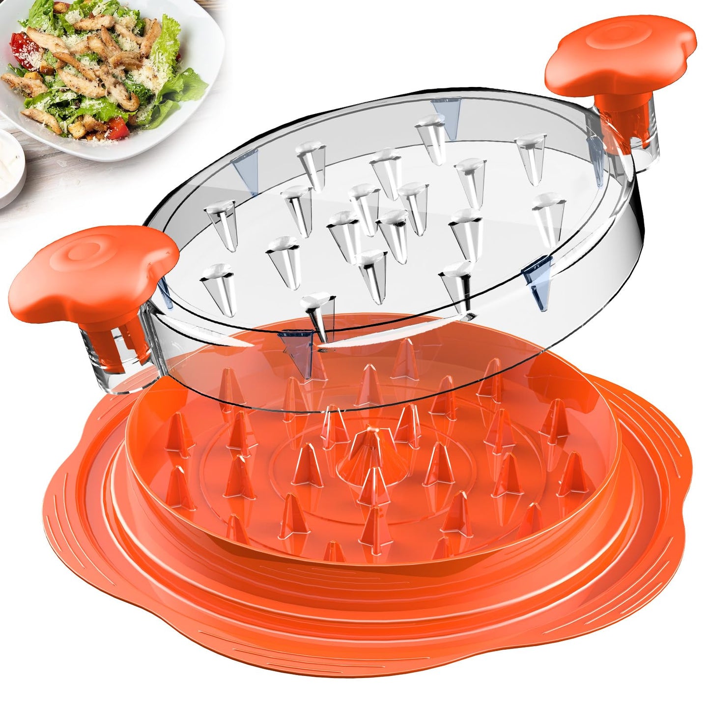 Pulled Chicken Shredder, Orange