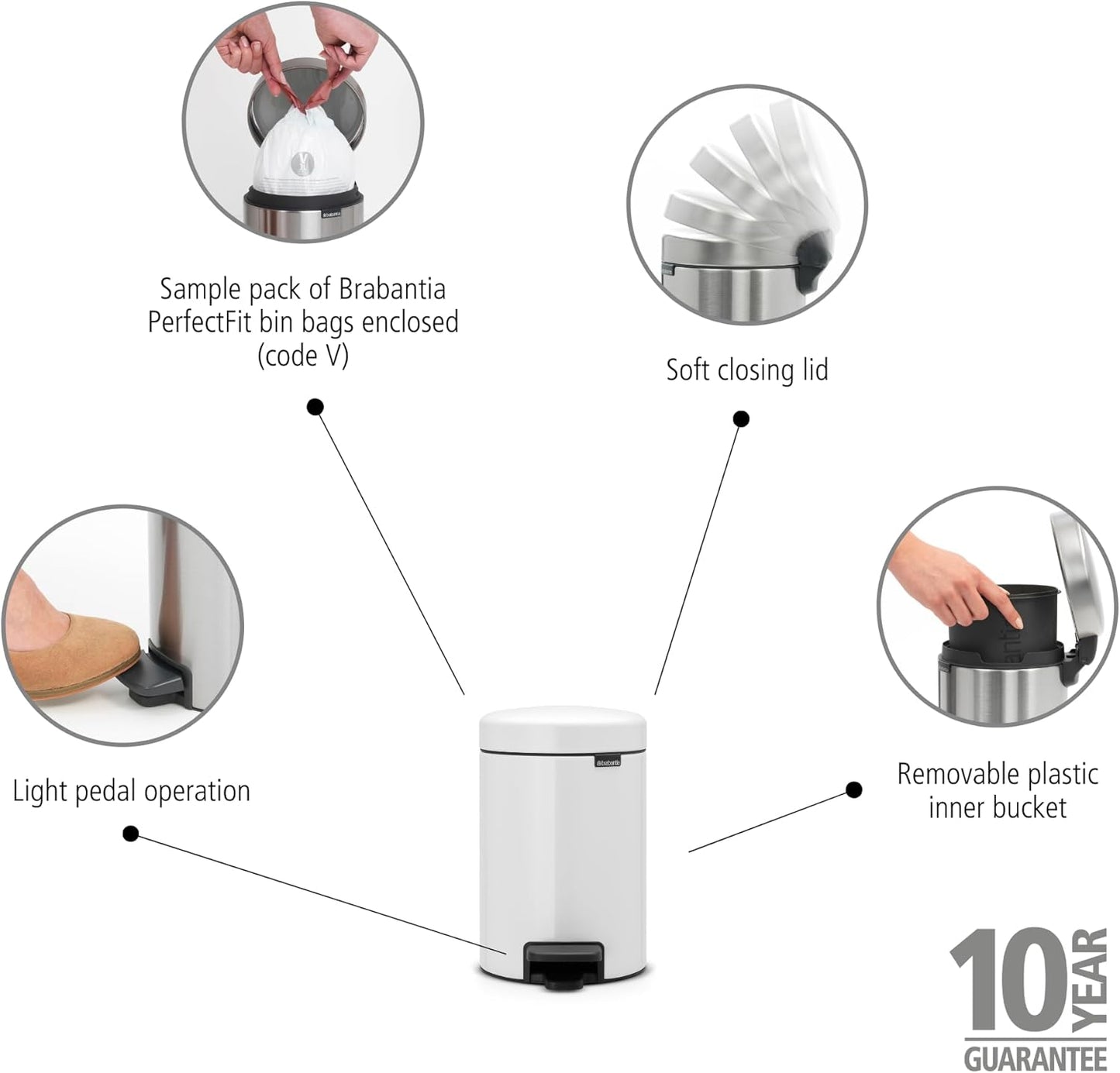 Newicon, 3 Liter White